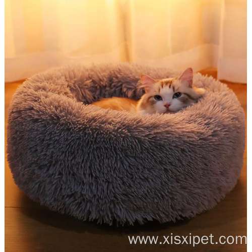 Custom Cat Plush bed dog Luxury Sleep Bed